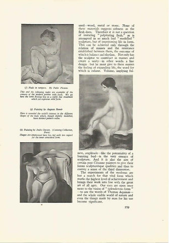 LAMINA 7286: Nude in tempera por Pablo Picasso
