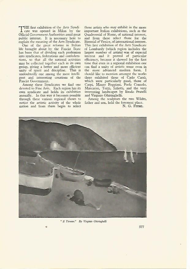 LAMINA 7294: Il Tirreno por V. Ghiringhelli