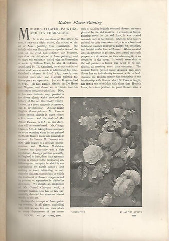 LAMINA 7313:Flower Piece por Jan Van Huysum