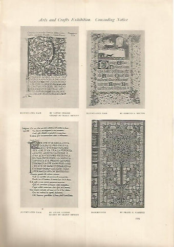 LAMINA 7331: Paginas ilusstradas por L. Lessore y E. Reuter