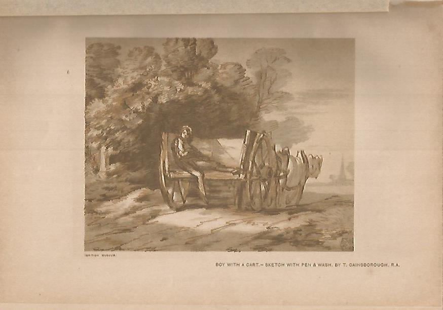 LAMINA 7332: Boy with a Cart por T. Gainsborough