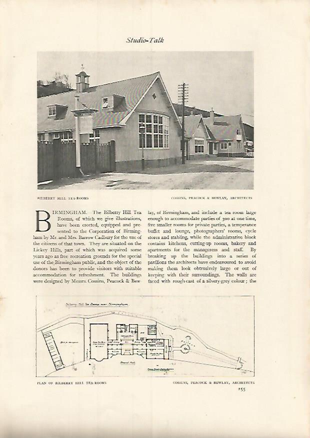 LAMINA 7340: Bilberry Hill Tea-Rooms en Birmingham