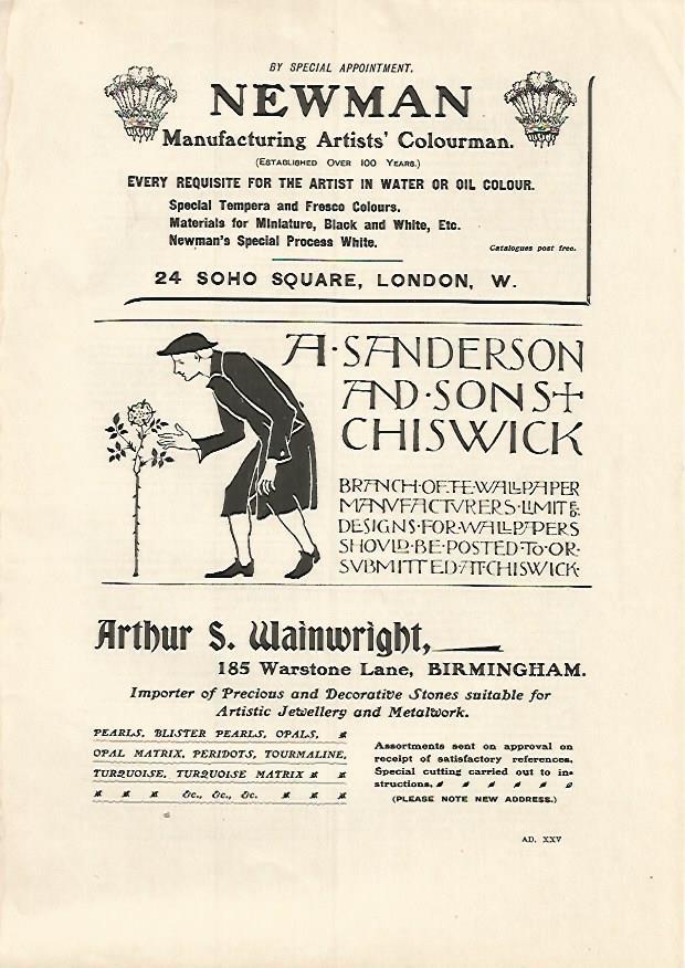 LAMINA PUBLICITARIA 7350: Arthur S. Wainwright
