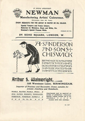 LAMINA PUBLICITARIA 7350: Arthur S. Wainwright