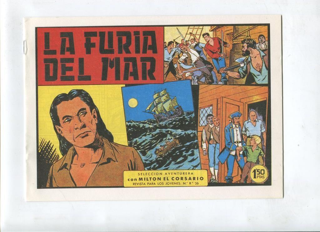 Milton el Corsario , facsimil numero 043: la furia del mar