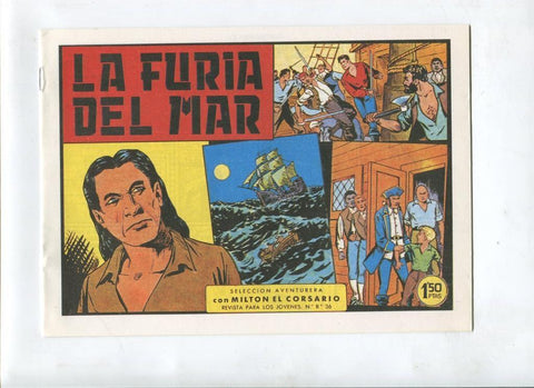 Milton el Corsario , facsimil numero 043: la furia del mar