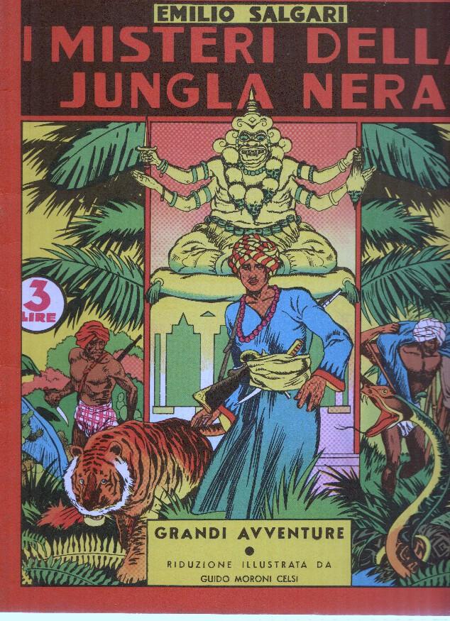 Serie Salgariana 01: I MISTERI DELLA JUNGLA NERA - Emilio Salgari (Editrice Comic Art 1975)