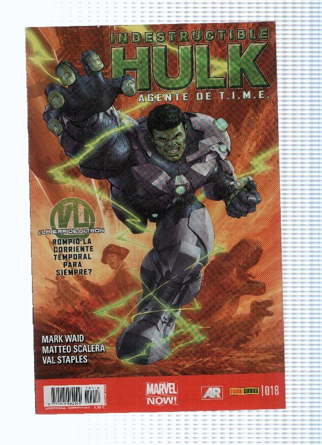 INDESTRUCTIBLE HULK, Año 2, Numero 18: Agente de T.I.M.E 1 y 2 (Panini 2013)