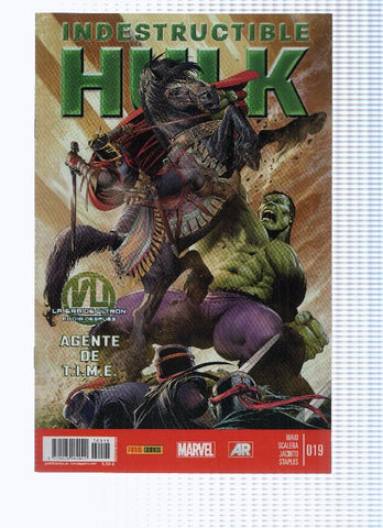 INDESTRUCTIBLE HULK, Año 2, Numero 19: Agente de T.I.M.E 3 (Panini 2013)