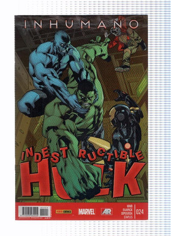 INDESTRUCTIBLE HULK, Año 2, Numero 24: Bomba de Humanidad, 2 y 3 (Panini 2013)