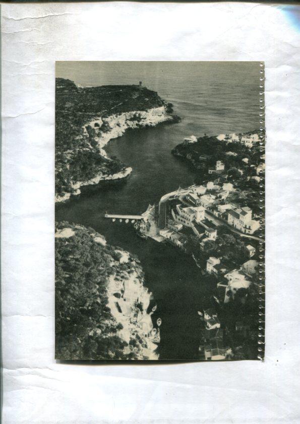 Lamina con vistas de: Madrid y Cala Figuera en Mallorca