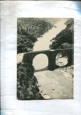 Lamina con vistas de: Pamplona y Puente de Almaraz en Caceres