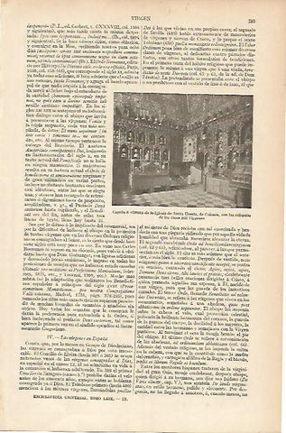 LAMINA ESPASA Alemania 4100: Capilla de la Iglesia de Santa Ursula de Colonia Alemania