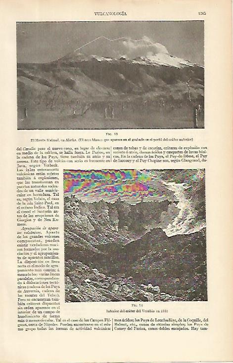 LAMINA ESPASA 4180: Monte Katmal en Alaska