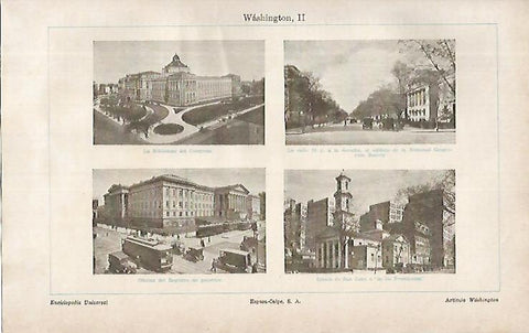 LAMINA ESPASA 4194: Vistas de Washington