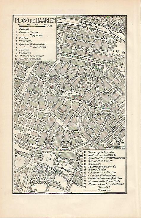 LAMINA ESPASA 478: Plano de Harlem