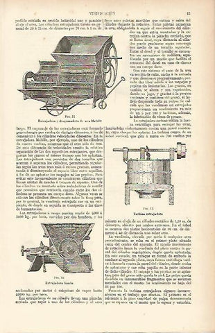 LAMINA ESPASA 4066: Estrujadoras de uva
