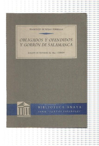 Obligados y ofendidos en Gorron de Salamanca