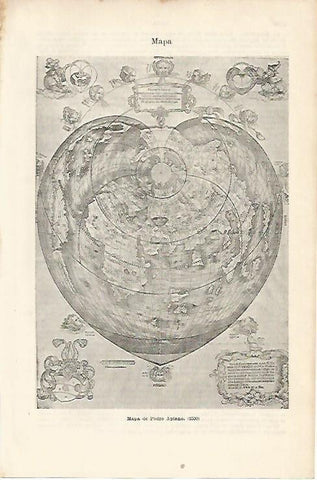 LAMINA ESPASA 4016: Mapa de Pedro Apiano 1530