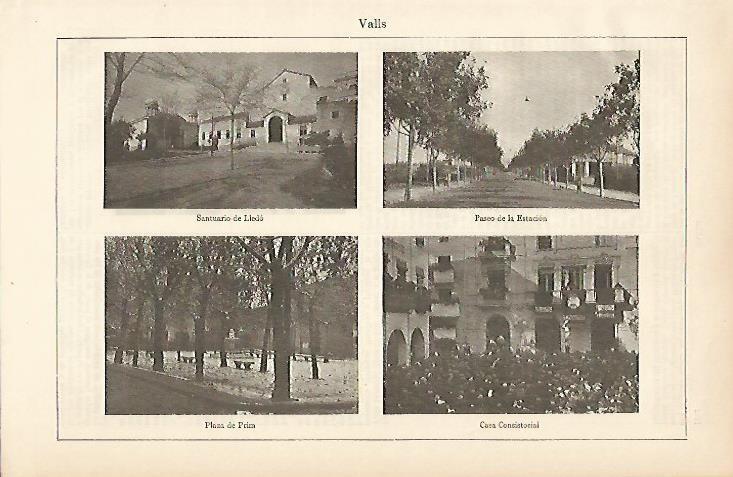 LAMINA ESPASA 4834: Paisajes de Valls Tarragona