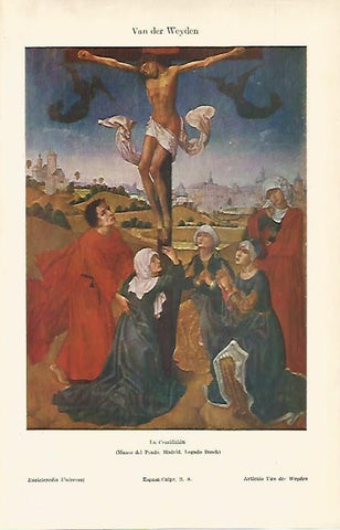 LAMINA ESPASA 4845: La Crucifixion por Van der Weyden