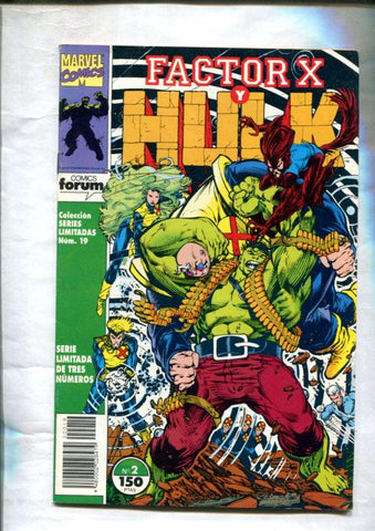 Series Limitadas numero 19: Factor X y Hulk numero 2: X-Calada
