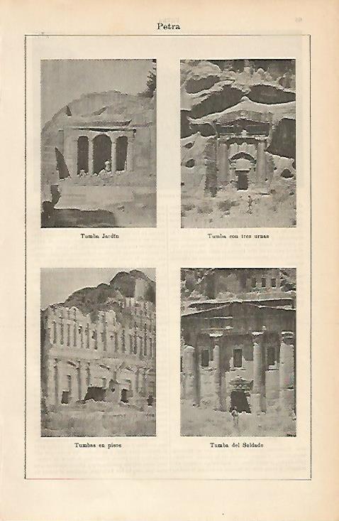 LAMINA DE ESPASA 201: Tumbas de Petra