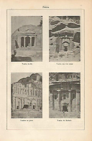 LAMINA DE ESPASA 201: Tumbas de Petra