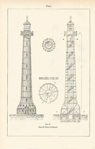 LAMINA ESPASA 2436: Faro de Nueva Caledonia