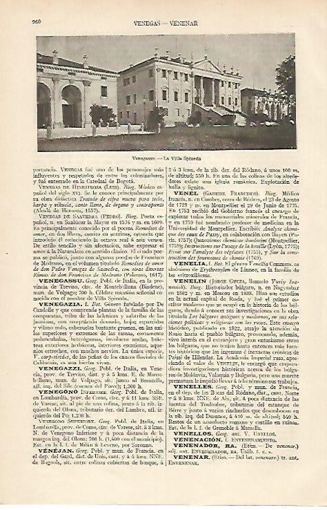 LAMINA ESPASA 6013: Villa Spineda en Venegassu Italia
