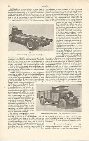 LAMINA ESPASA 8280: Bastidor armado para camion soviet y Camioneta Hispano Suiza 