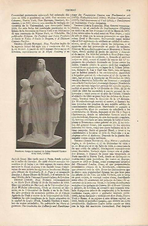 LAMINA ESPASA 8361: Boadicea grupo escultorico de Havard Thomas