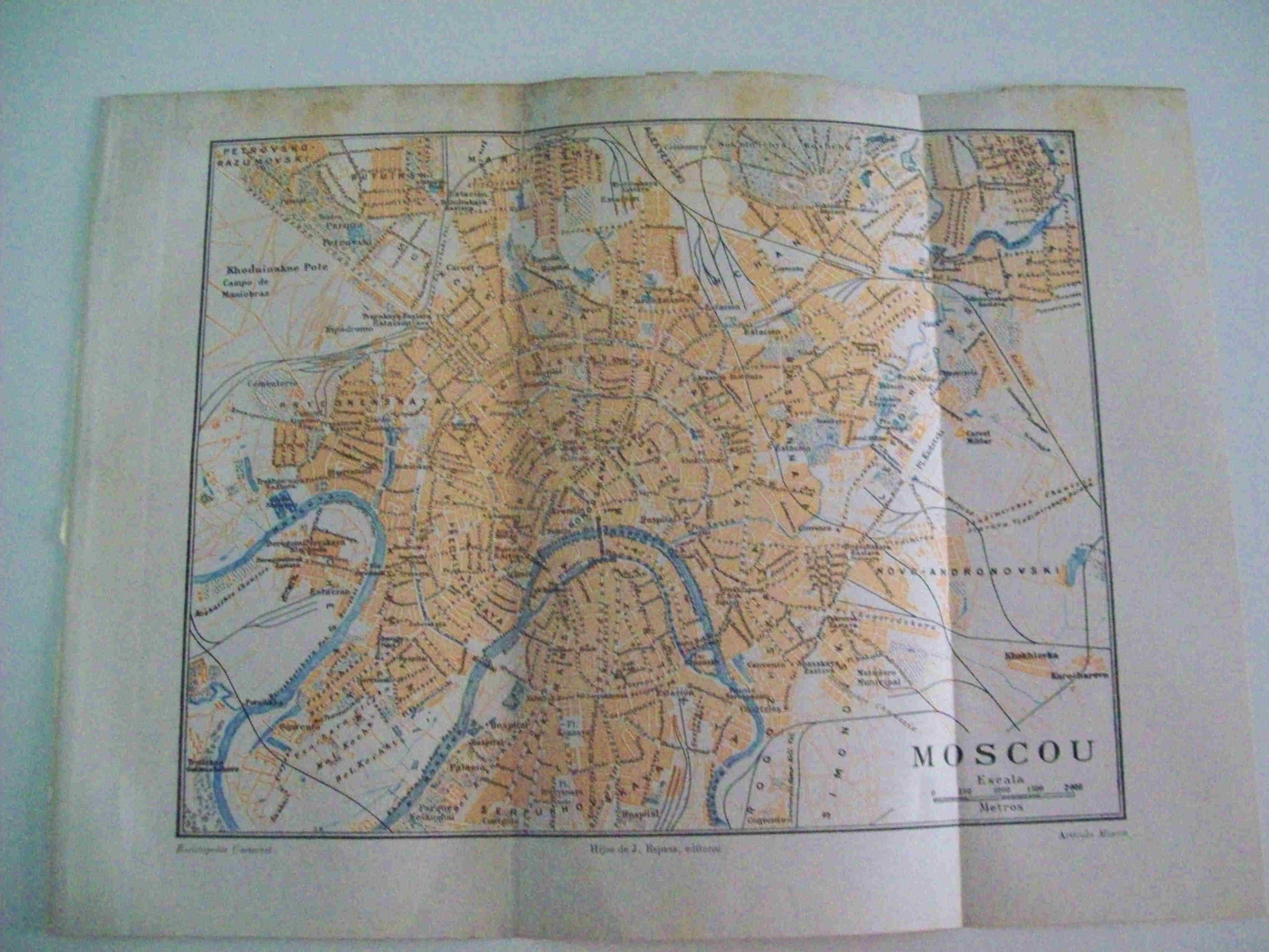 LAMINA ESPASA 8806: Plano de Moscu