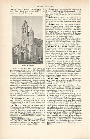 LAMINA ESPASA 8991: Iglesia de Lanloup Francia