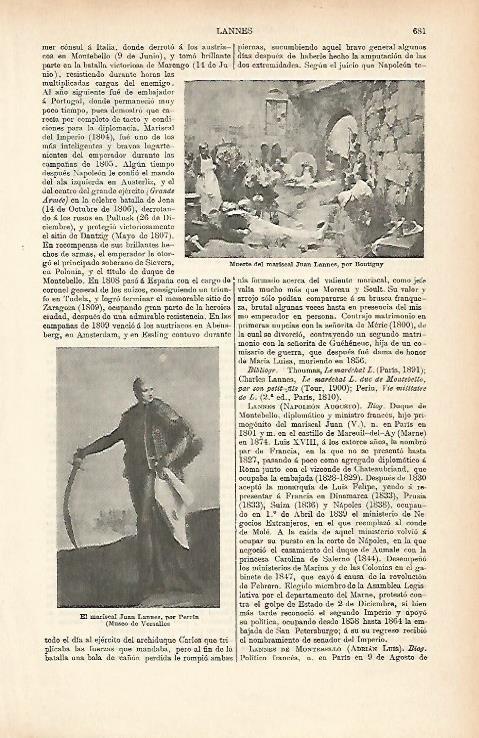 LAMINA ESPASA 8993: Mariscal Juan Lannes