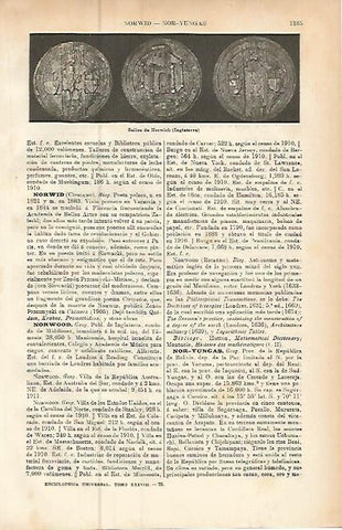 LAMINA ESPASA 9579: Sellos de Norwich Inglaterra
