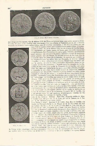 LAMINA ESPASA 11188: Sellos de Alfonso IX