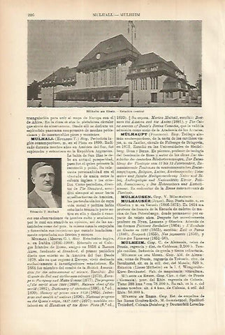 LAMINA ESPASA Alemania 11478: Estacion central de Mulheim am Rhein Alemania