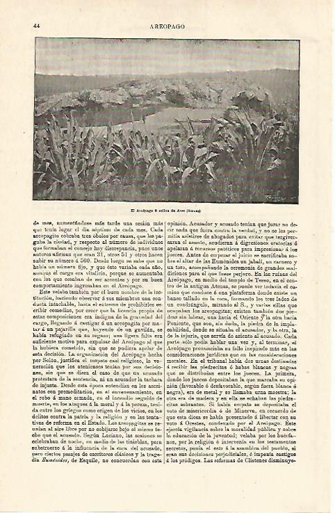 LAMINA ESPASA 12742: La colina de Ares en Atenas