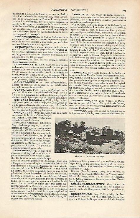LAMINA ESPASA 16164: Palacio del rey Fagil en Gondar Etiopia