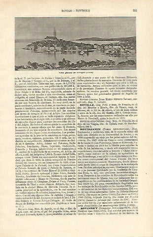 LAMINA ESPASA 16984: Vista general de Rovigno Italia