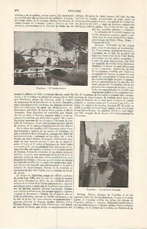 LAMINA ESPASA 17443: Ayuntamiento de Vendome