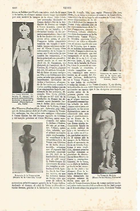 LAMINA ESPASA 17525: Venus