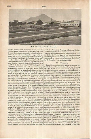 LAMINA ESPASA 18063: Hacienda en Peru