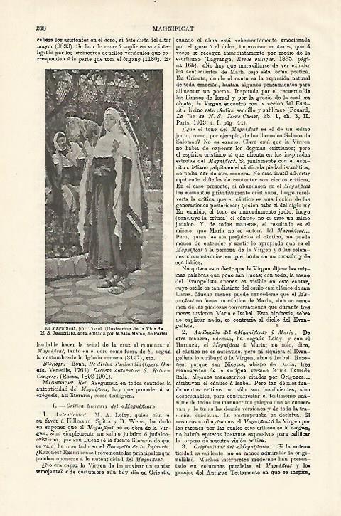 LAMINA ESPASA 18514: El Magnificat por Tissot