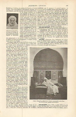 LAMINA ESPASA 9231: Muley Hasan ben Mehdi califa de Marruecos