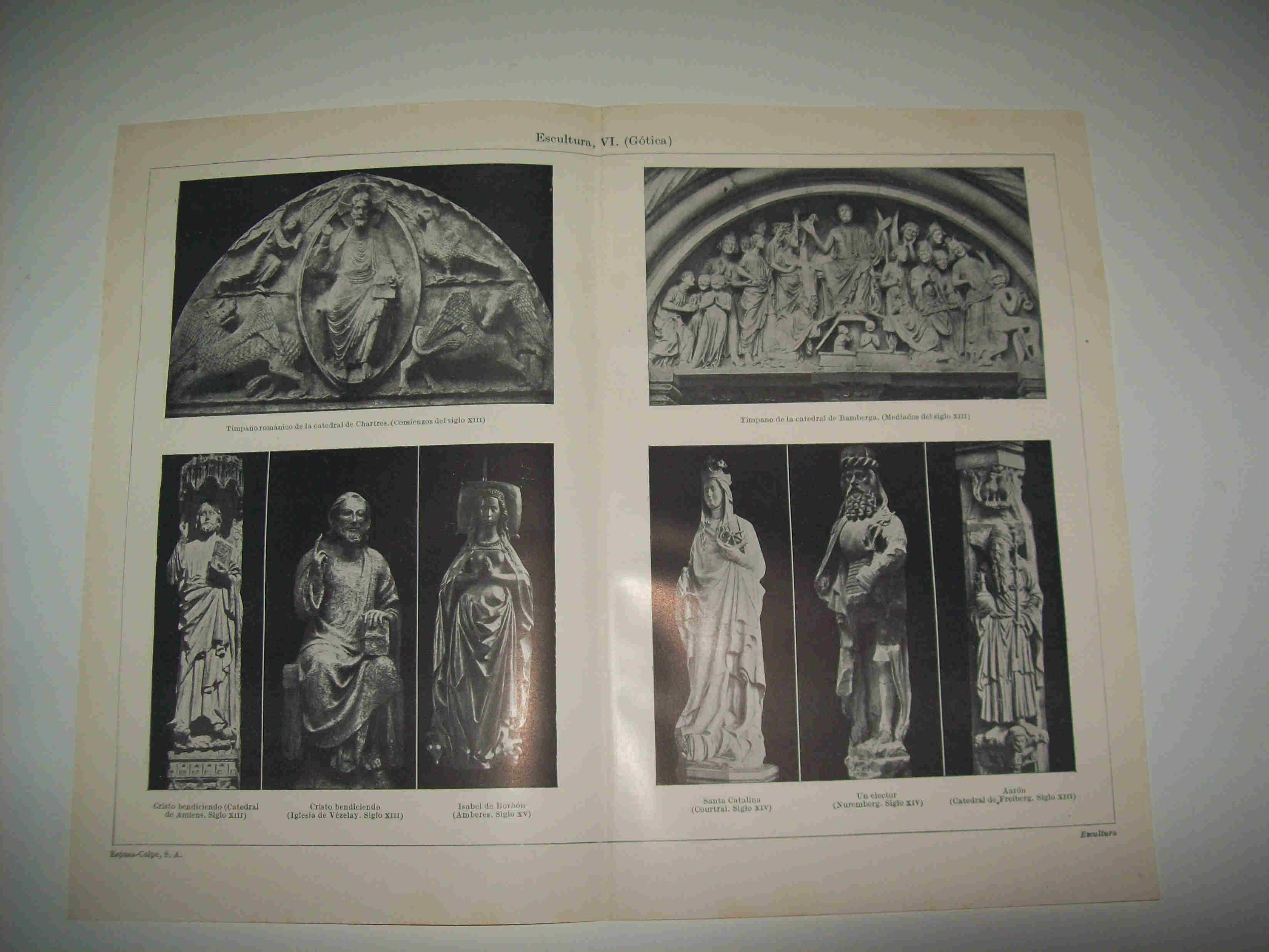LAMINA ESPASA 16772: Escultura gotica
