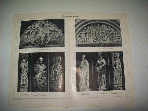 LAMINA ESPASA 16772: Escultura gotica