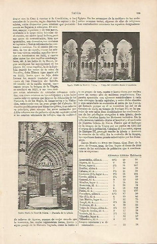 LAMINA ESPASA 19415: Santa Maria la Real de Nieva
