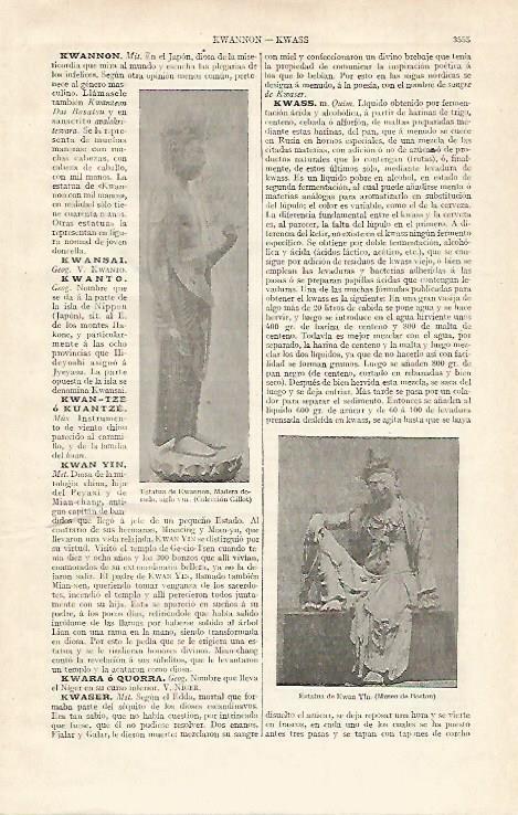 LAMINA ESPASA 21190: Estatua de Kwannon